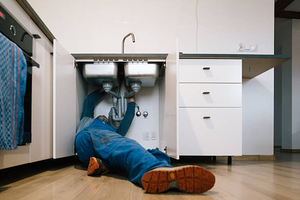 Professional Plumbing technician working in Palmdale, PA